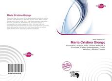 Couverture de Maria Cristina Giongo