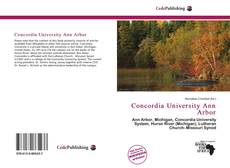 Buchcover von Concordia University Ann Arbor