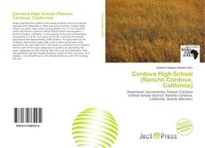 Cordova High School (Rancho Cordova, California)的封面
