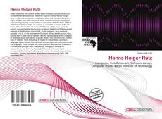 Copertina di Hanns Holger Rutz