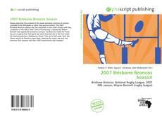 Bookcover of 2007 Brisbane Broncos Season