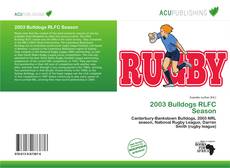 Copertina di 2003 Bulldogs RLFC Season