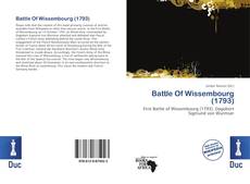 Bookcover of Battle Of Wissembourg (1793)