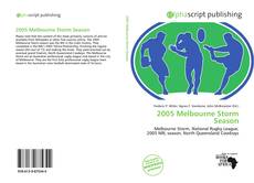 Bookcover of 2005 Melbourne Storm Season