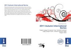 Copertina di 2011 Autumn International Series