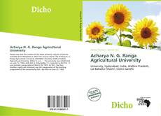 Copertina di Acharya N. G. Ranga Agricultural University