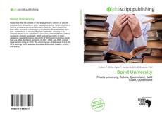 Обложка Bond University