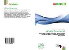 Copertina di Ahmed Benchemsi