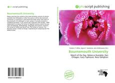 Capa do livro de Bournemouth University 
