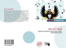 Capa do livro de Ann Carr-Boyd 