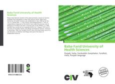 Portada del libro de Baba Farid University of Health Sciences