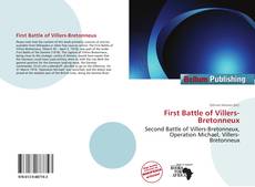 Copertina di First Battle of Villers-Bretonneux
