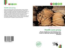 Обложка Health care proxy