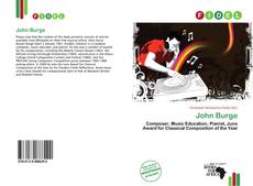 Обложка John Burge