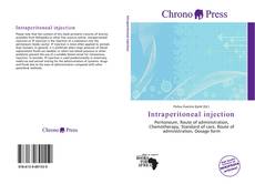 Intraperitoneal injection kitap kapağı