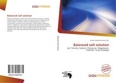 Balanced salt solution kitap kapağı