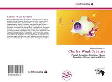 Copertina di Charles Wugk Sabatier