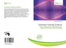 Capa do livro de Common Toxicity Criteria 
