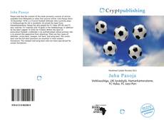 Capa do livro de Juha Pasoja 