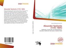 Alexander Ypsilantis (1725–1805) kitap kapağı