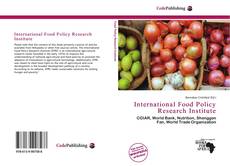 Обложка International Food Policy Research Institute