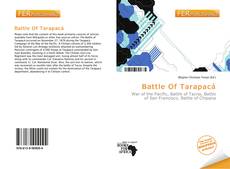 Bookcover of Battle Of Tarapacá