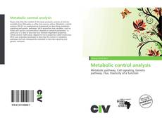 Bookcover of Metabolic control analysis