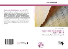 Обложка Economic Stabilization Act of 1970