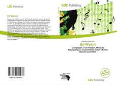 Copertina di Ed Welch