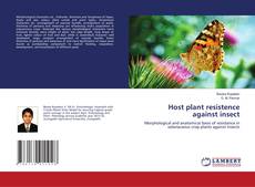 Copertina di Host plant resistence against insect