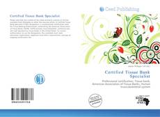 Certified Tissue Bank Specialist的封面