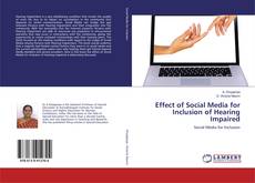 Capa do livro de Effect of Social Media for Inclusion of Hearing Impaired 