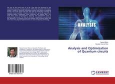 Capa do livro de Analysis and Optimization of Quantum circuits 
