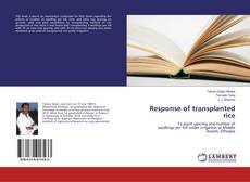 Response of transplanted rice kitap kapağı
