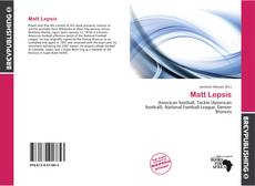 Buchcover von Matt Lepsis