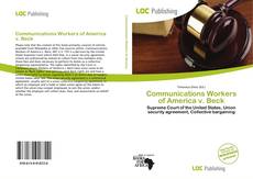 Couverture de Communications Workers of America v. Beck