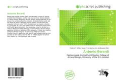 Borítókép a  Antonio Berardi - hoz