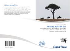Ahrens Aircraft Inc的封面