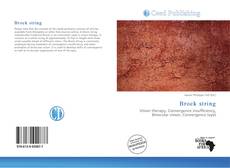 Brock string的封面