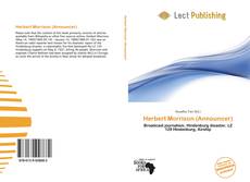 Herbert Morrison (Announcer) kitap kapağı