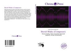 Buchcover von David Blake (Composer)