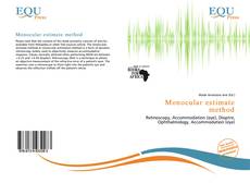 Bookcover of Monocular estimate method