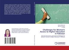 Capa do livro de Challenges for Women's Access to Higher Education in Pakistan 