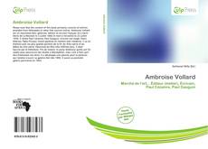 Copertina di Ambroise Vollard