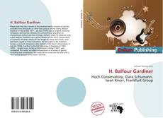 Couverture de H. Balfour Gardiner