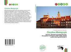 Copertina di Czesław Madajczyk