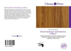 Buchcover von Chief medical informatics officer