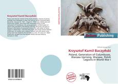 Capa do livro de Krzysztof Kamil Baczyński 