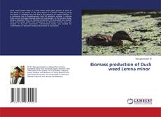 Buchcover von Biomass production of Duck weed Lemna minor