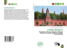 Copertina di Faddey Bulgarin
